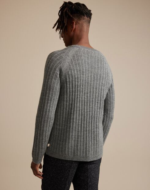 Pull 100% Laine Arist gris