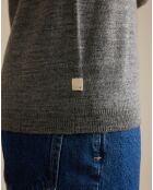 Pull 100% Laine Arivat gris