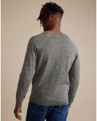 Pull 100% Laine Arivat gris