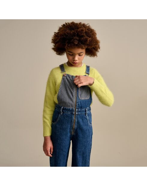 Salopette en jean Peppin bleu stone