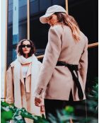 Veste en Laine & Cachemire mélangés Mille beige