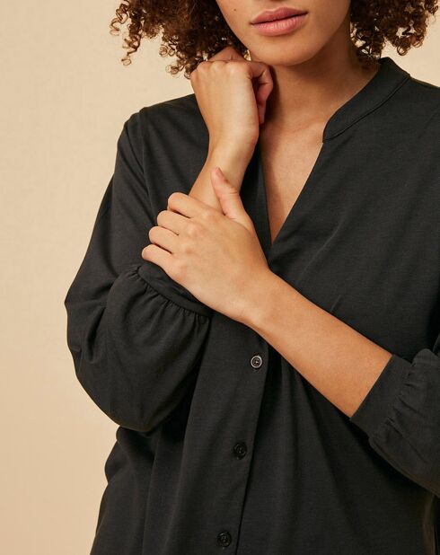 Blusa Valerie con estampado de regaliz