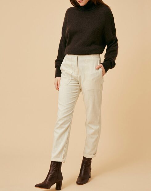 Pantalon Stuart écru