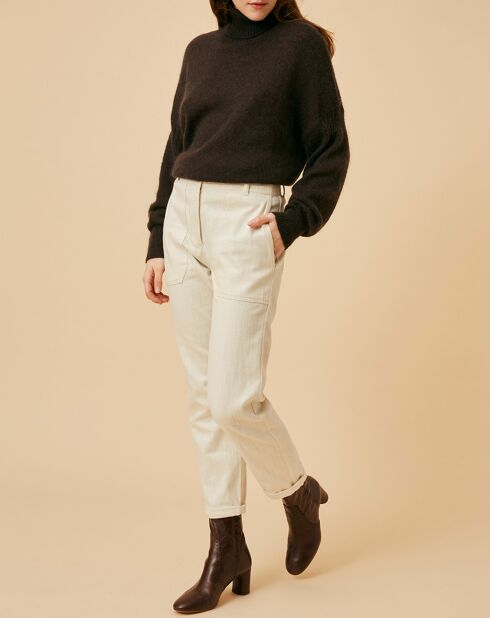 Pantalon Stuart écru