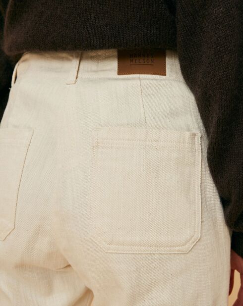 Pantalon Stuart écru