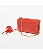 Pochette en Cuir Perryne rouge - 20x12x4.5 cm