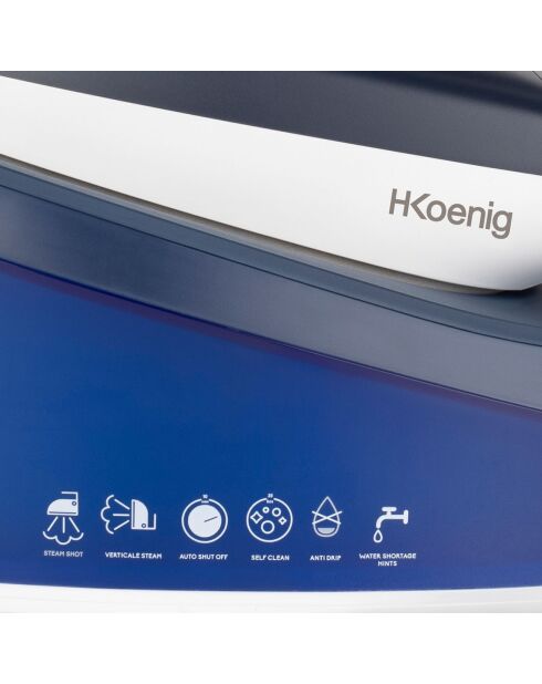 Centrale vapeur bleu/blanc