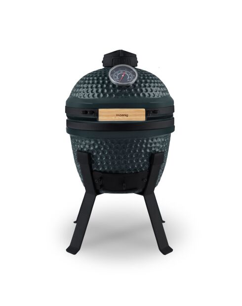 Barbecue Japonais Kamado 13'' bleu/noir - 47.5x33x60 cm