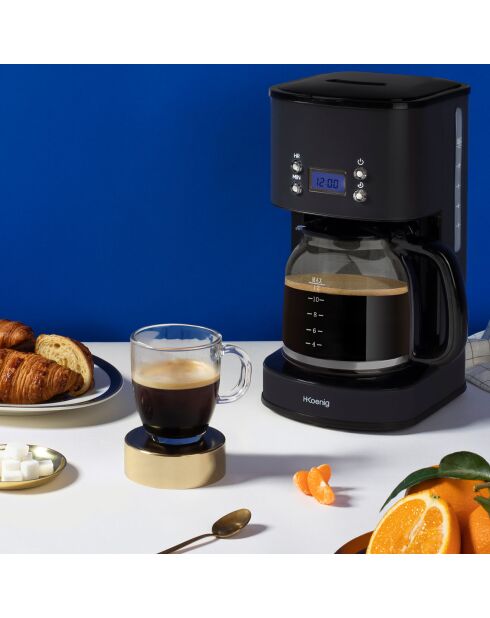Cafetière Programmable noire