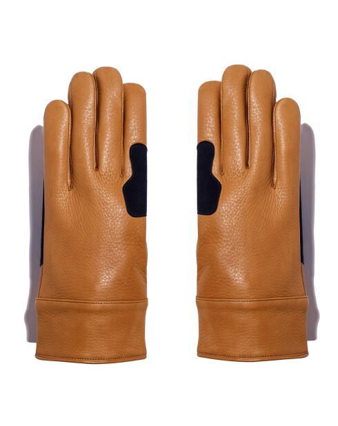 Gants en Cuir de Cerf doublure Cachemire Gaylor cork