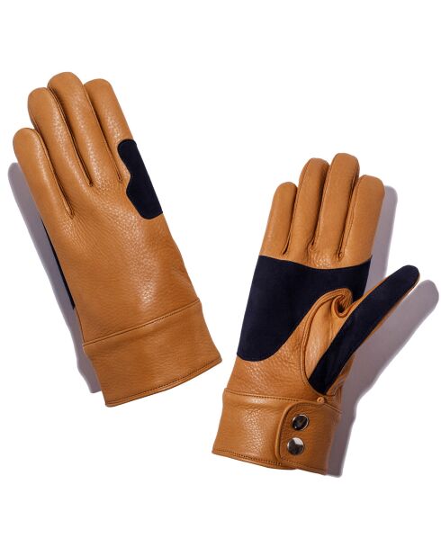 Gants en Cuir de Cerf doublure Cachemire Gaylor cork