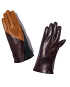 Gants en Cuir d'Agneau doublure Soie Geoffrey biche