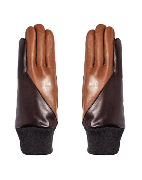 Gants en Cuir d'Agneau doublure Cachemire Gael mocca