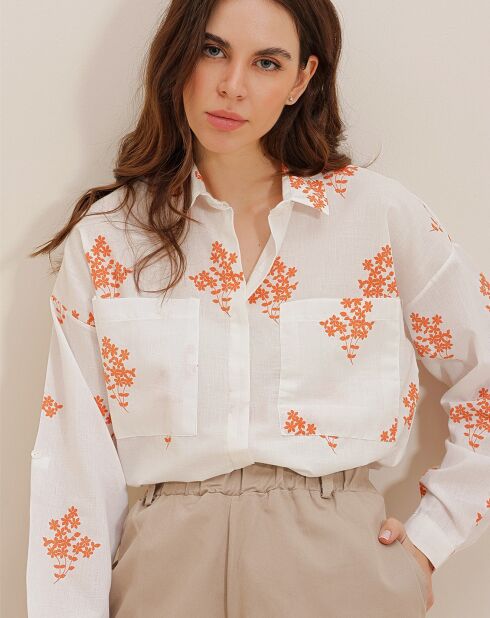 Chemise Livie orange
