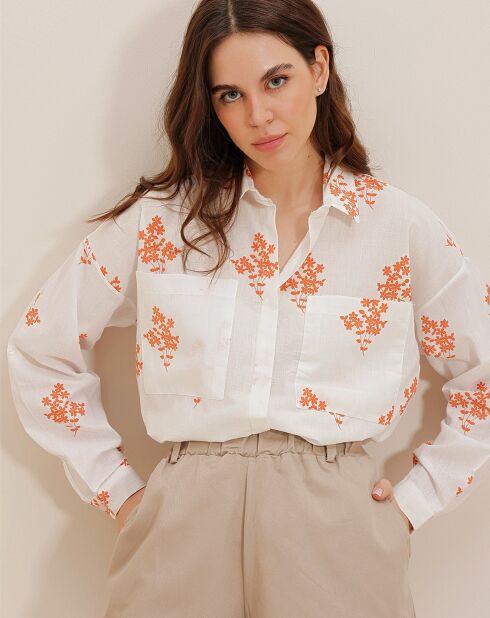 Chemise Livie orange