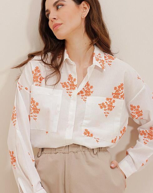 Chemise Livie orange