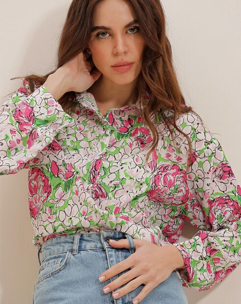 Chemise Leeloo rose