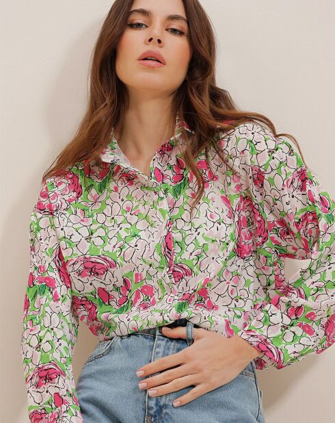 Chemise Leeloo rose