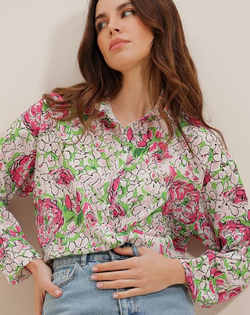 Chemise Leeloo rose