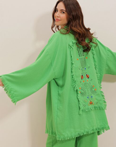 Kimono Alma vert