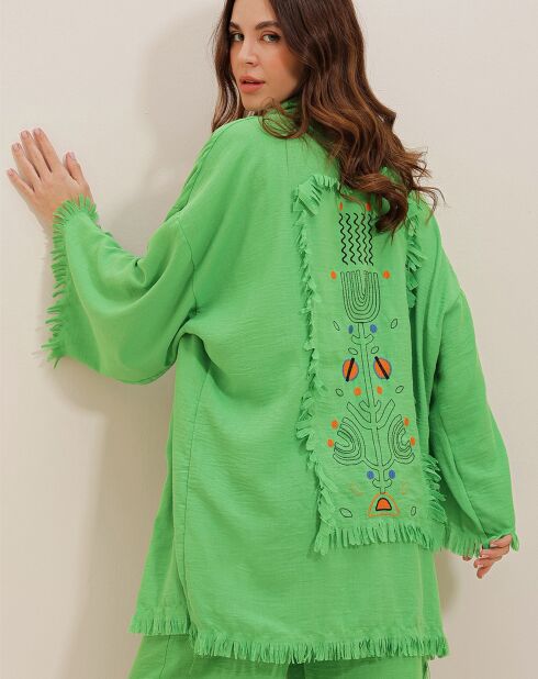 Kimono Alma vert