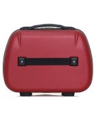 Waschtisch Lanzarote-K burgunderrot - 23x30x16 cm