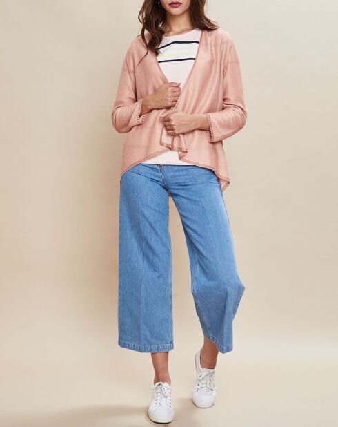 Gilet fin Galatée rose