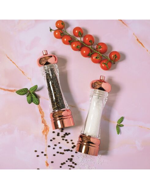 Set sale e pepe Pink Stonerose - 21,5 cm