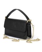 Sac à main en Cuir Grace noir - 20x22x10 cm