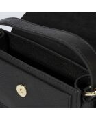 Sac à main en Cuir Grace noir - 20x22x10 cm