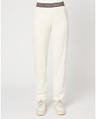 Pantalon Mascara blanc cassé