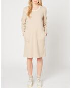 Robe Sweethome beige/blanc