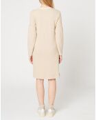 Robe Sweethome beige/blanc