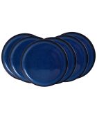 Blue Moon blauwe dinerset - 18 stuks