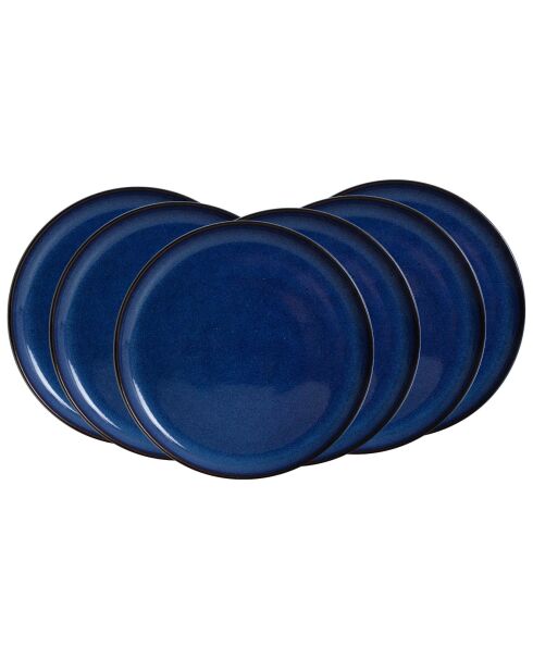 Blue Moon blauwe dinerset - 18 stuks