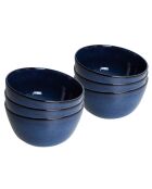 Set de vajilla azul Blue Moon - 25 piezas