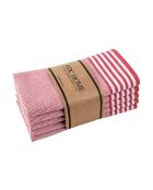 5 toallas de mano Sevilla rojas - 50x70 cm