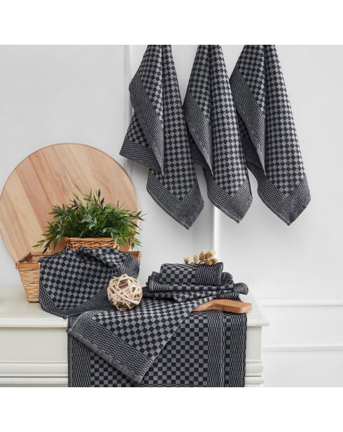 10 Handtücher Lola Anthrazit - 40x60 cm