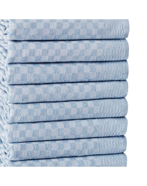 10 Essuies main Lola bleu clair - 40x60 cm