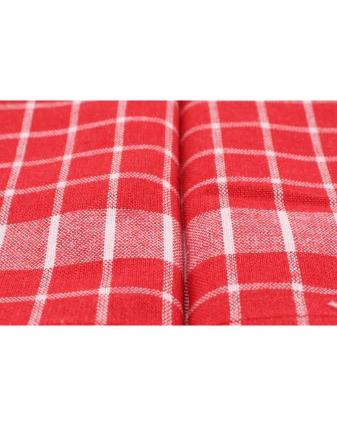 10 Küp Geschirrtücher rot/weiß - 45x65 cm