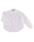 Blouse Cook molletonnée blanche