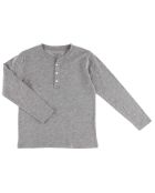 T-Shirt Henley gris