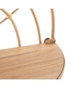 Étagère double Arch marron - 34.5x18x45.5 cm