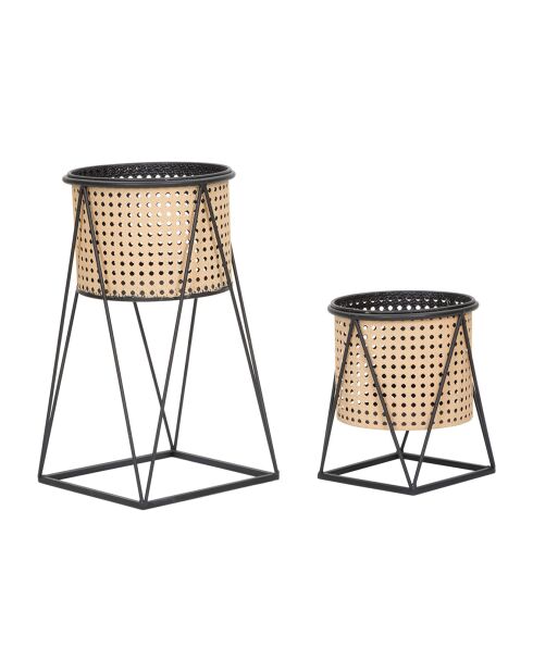 2 Caches-pot Osaka multicolores