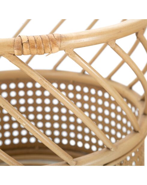 2 Caches-pot Panama marron