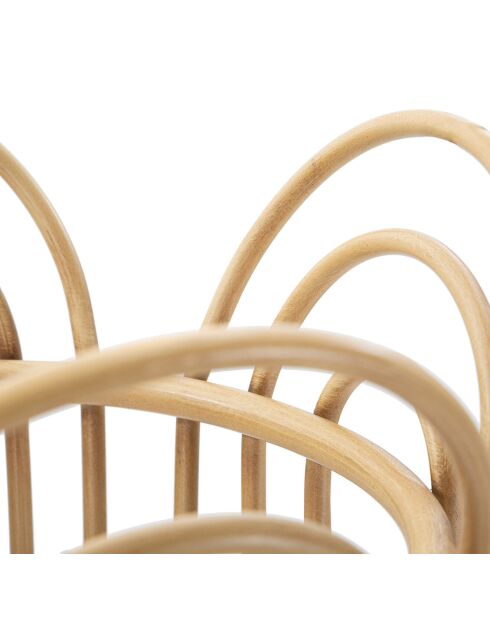 Jardinera Panamá marrón - D.31.5x40 cm