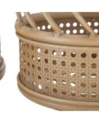 2 Caches-pot Panama marron