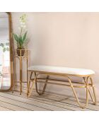 Porte-plante Panama marron - D.30x76 cm
