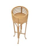 Porte-plante Panama marron - D.30x76 cm