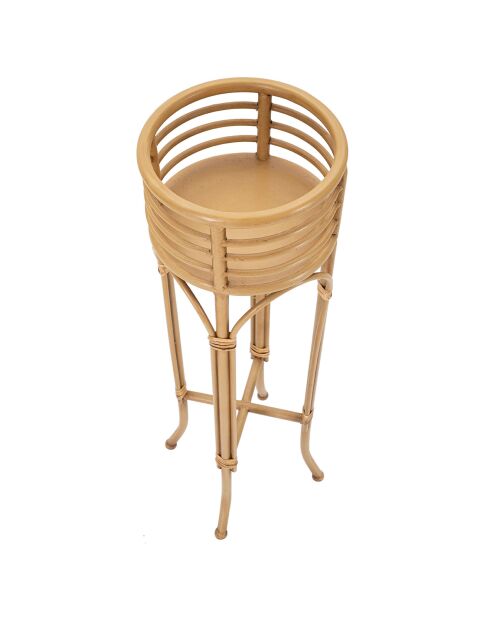 Porte-plante Panama marron - D.30x76 cm